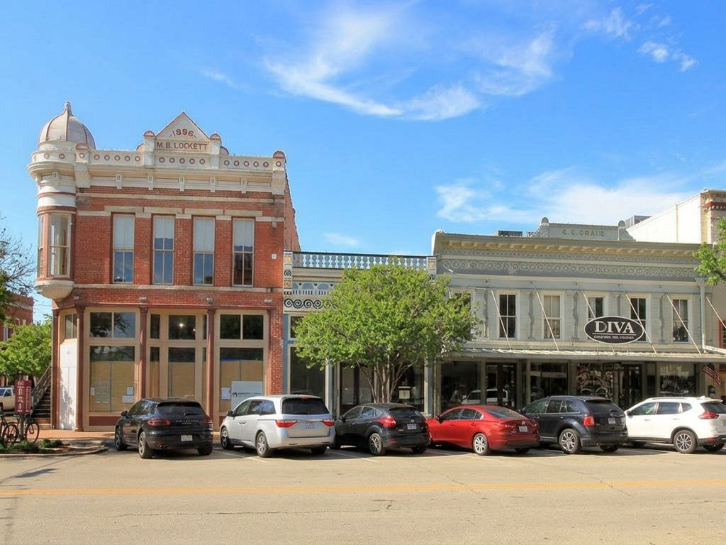 Historic Williamson County courthouse on the Georgetown, Texas downtown square